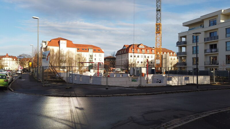 Tiefbau - Fundamentarbeiten Kipsdorfer Straße