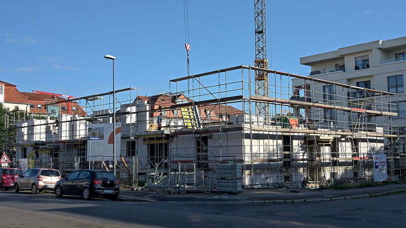 Rohbau Erdgeschoss Kipsdorfer Straße