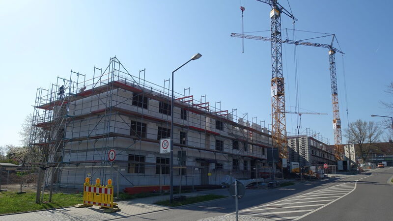 Baufortschritt Nickerner Weg