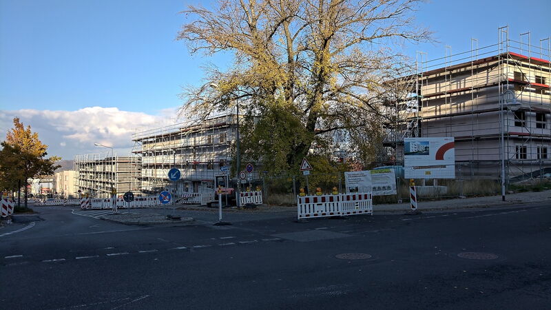 Baufortschritt Nickerner Weg