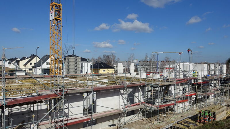 Baufortschritt Nickerner Weg