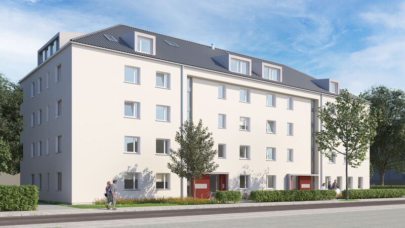 Visualisierung Neubauvorhaben Braunsdorfer Straße 15/17