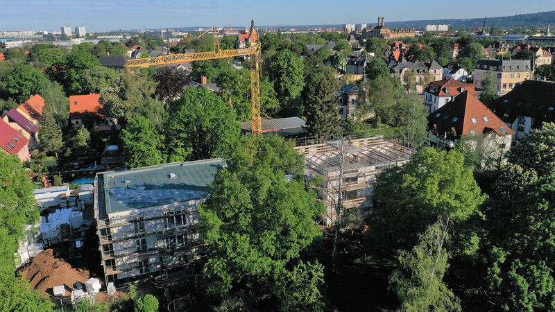 Errichtung Dachgeschoss Lugaer Straße 3d,3e